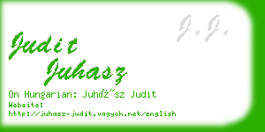 judit juhasz business card